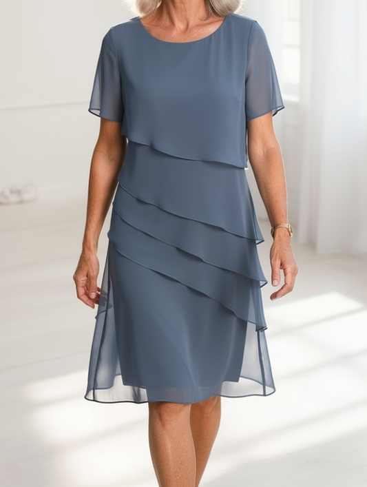 Julieta – Elegante vestido vaporoso con volantes