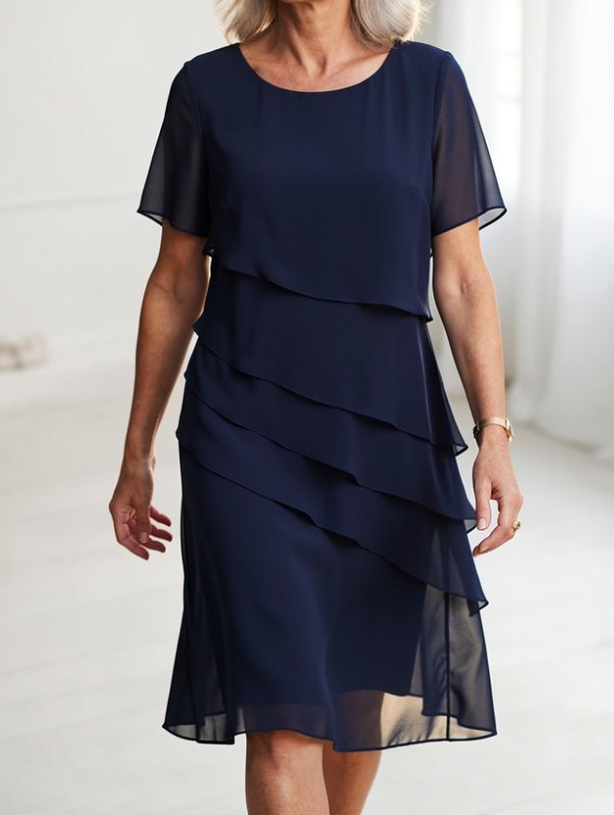 Julieta – Elegante vestido vaporoso con volantes
