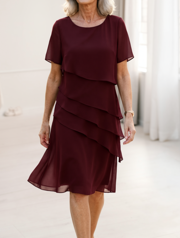 Julieta – Elegante vestido vaporoso con volantes