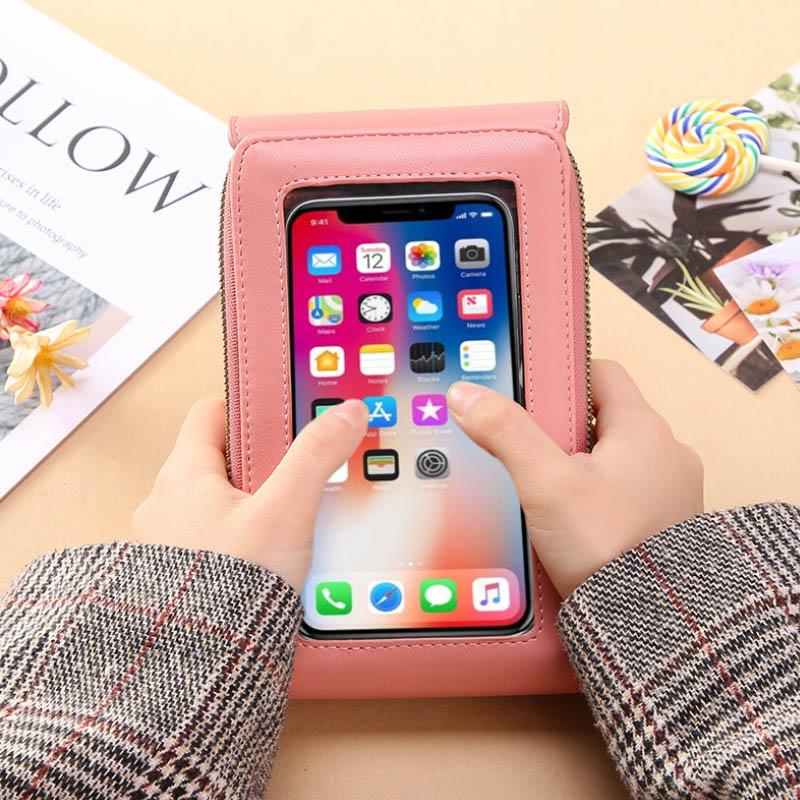 ✨️OFERTA ESPECIAL 2026 – 60 % DE DESCUENTO👜 📱Bolso de hombro para mujer con pantalla táctil: función de carga para el móvil, protección antirrobo y repelente al agua