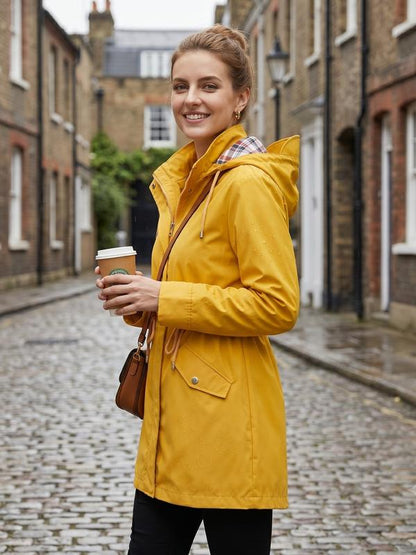 💖ÚLTIMO DÍA DE REBAJAS 50% DE DESCUENTO🧥Chaqueta elegante, ligera e impermeable para mujer 🍃-¡Desata estilo y durabilidad en cualquier tormenta!