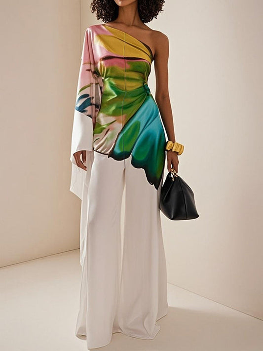 María | Mono mariposa de un solo hombro