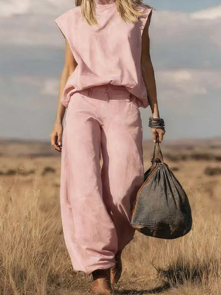 Jazmin | Conjunto de dos piezas denim