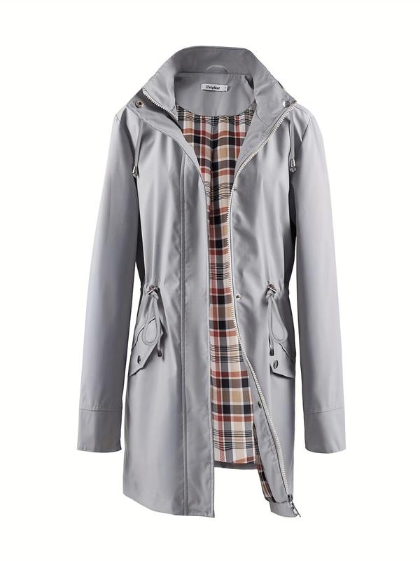 💖ÚLTIMO DÍA DE REBAJAS 50% DE DESCUENTO🧥Chaqueta elegante, ligera e impermeable para mujer 🍃-¡Desata estilo y durabilidad en cualquier tormenta!
