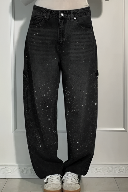 Maris™ | Vaqueros Wide Leg brillantes