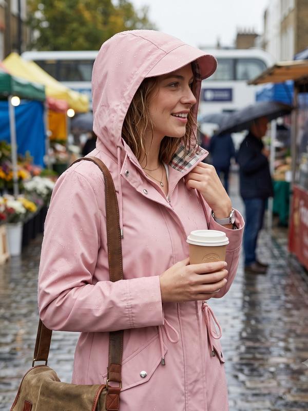 💖ÚLTIMO DÍA DE REBAJAS 50% DE DESCUENTO🧥Chaqueta elegante, ligera e impermeable para mujer 🍃-¡Desata estilo y durabilidad en cualquier tormenta!