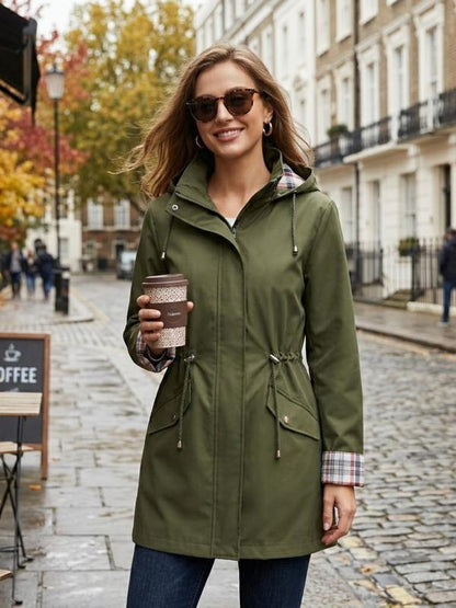 💖ÚLTIMO DÍA DE REBAJAS 50% DE DESCUENTO🧥Chaqueta elegante, ligera e impermeable para mujer 🍃-¡Desata estilo y durabilidad en cualquier tormenta!