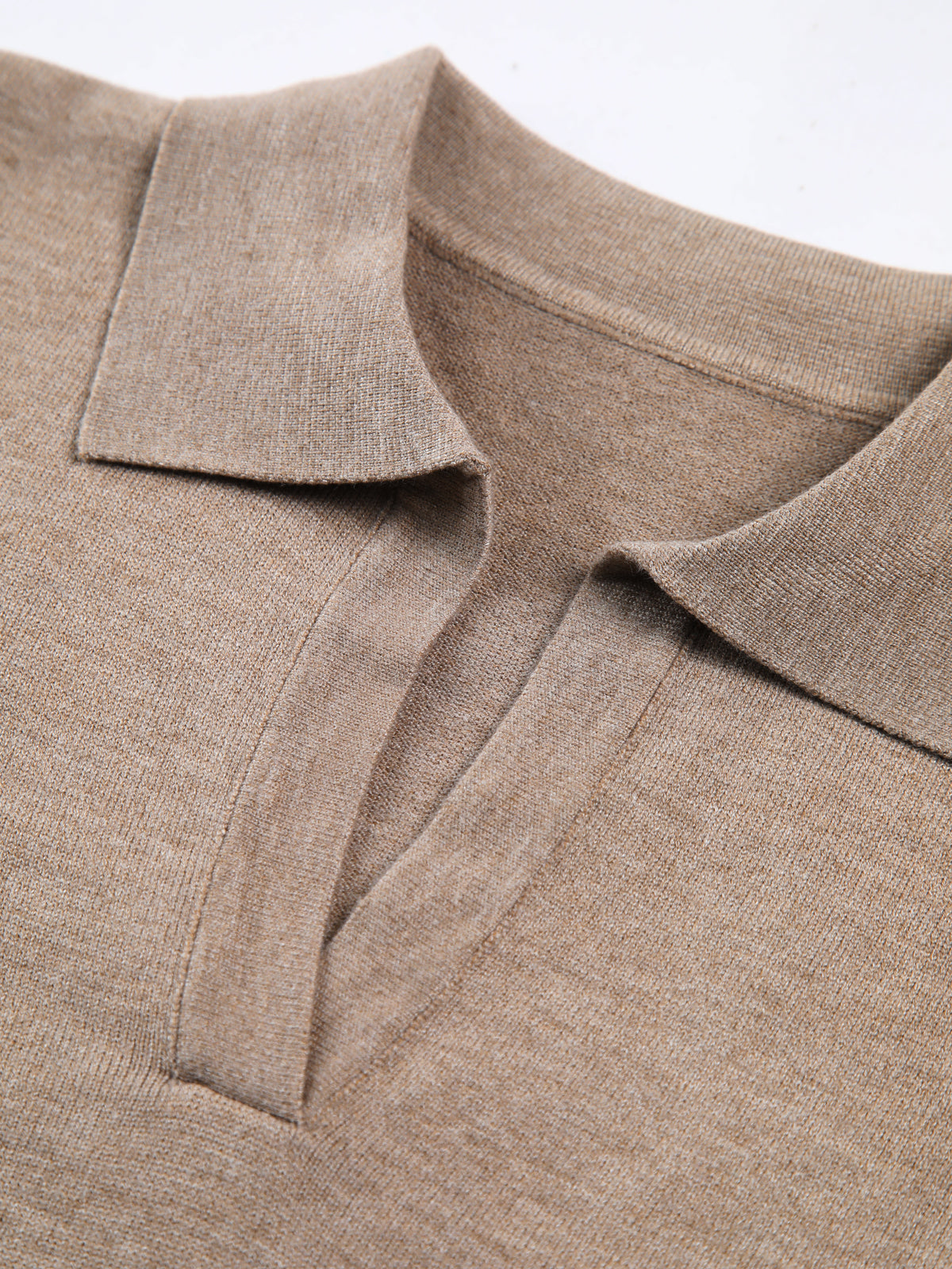 Jersey de punto informal con cuello