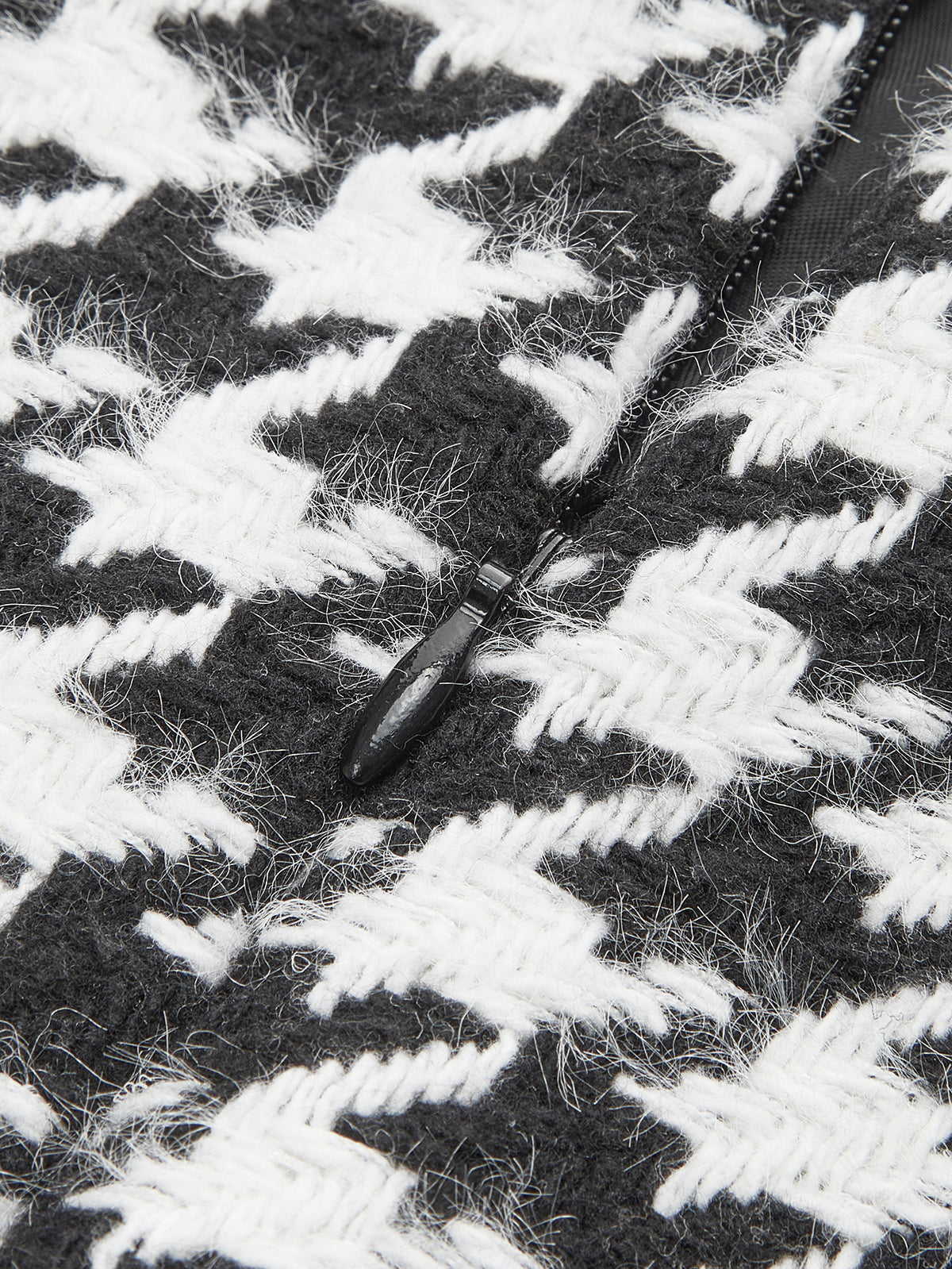 Minifalda de tweed a cuadros