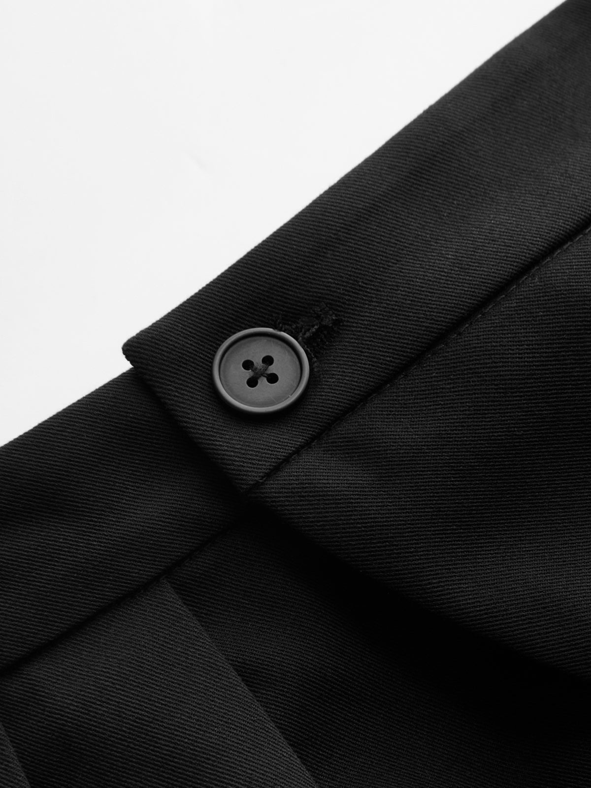 Pantalones anchos tipo globo con superposición asimétrica