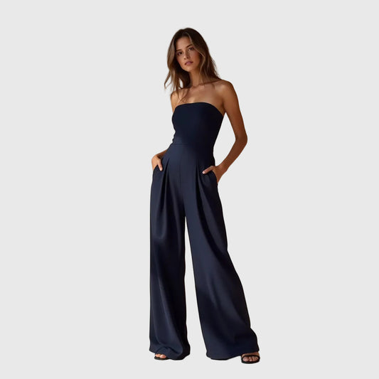 Silvia | Elegante mono sin tirantes