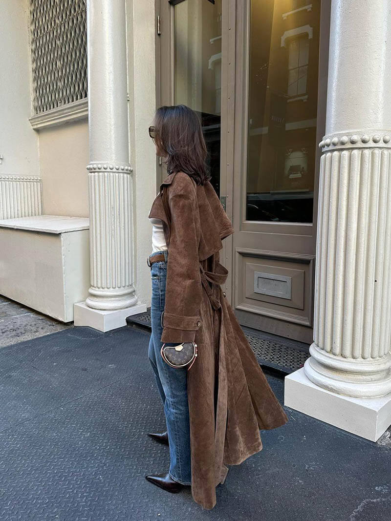 Frejas Trenchcoat | Ante sintético