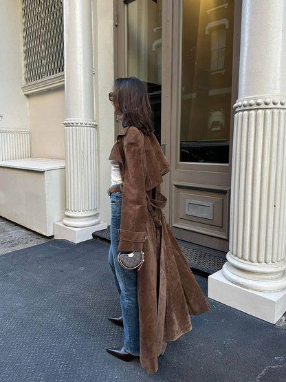 Frejas Trenchcoat | Ante sintético