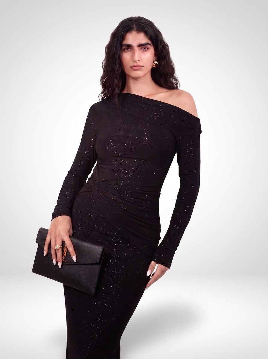 Moa™ | Vestido largo brillante
