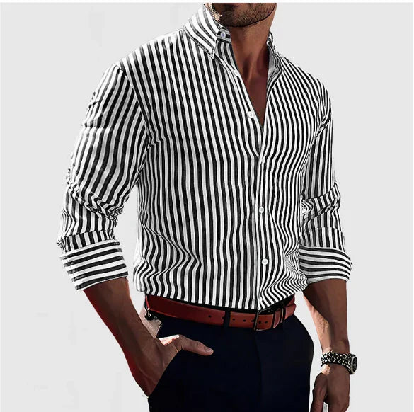 Camisa clásica de rayas