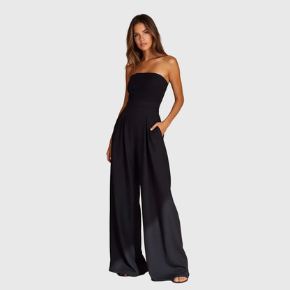 Silvia | Elegante mono sin tirantes