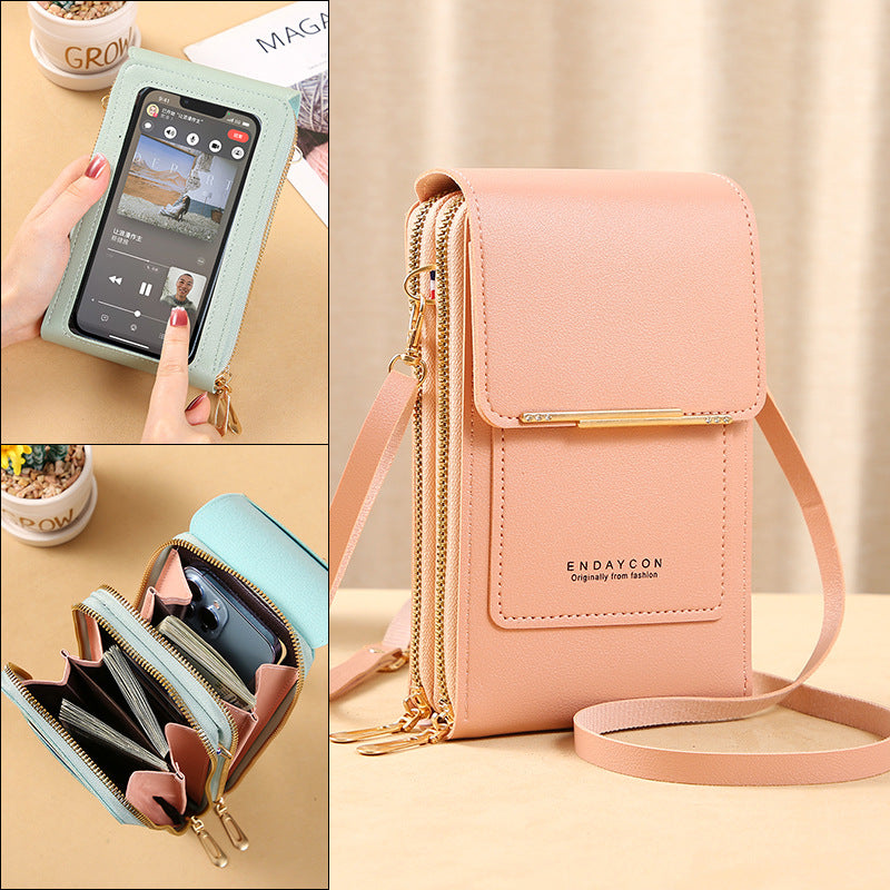 ✨️OFERTA ESPECIAL 2026 – 60 % DE DESCUENTO👜 📱Bolso de hombro para mujer con pantalla táctil: función de carga para el móvil, protección antirrobo y repelente al agua